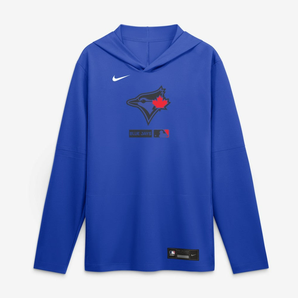 Toronto Blue Jays City Connect Dri-FIT Long Sleeve Hooded T-Shirt - Royal | Nike