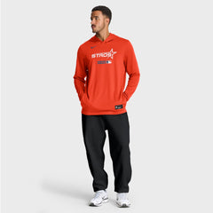 Houston Astros City Connect Dri-FIT Long Sleeve Hooded T-Shirt - Orange | Nike