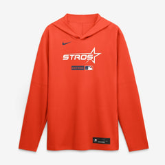 Houston Astros City Connect Dri-FIT Long Sleeve Hooded T-Shirt - Orange | Nike