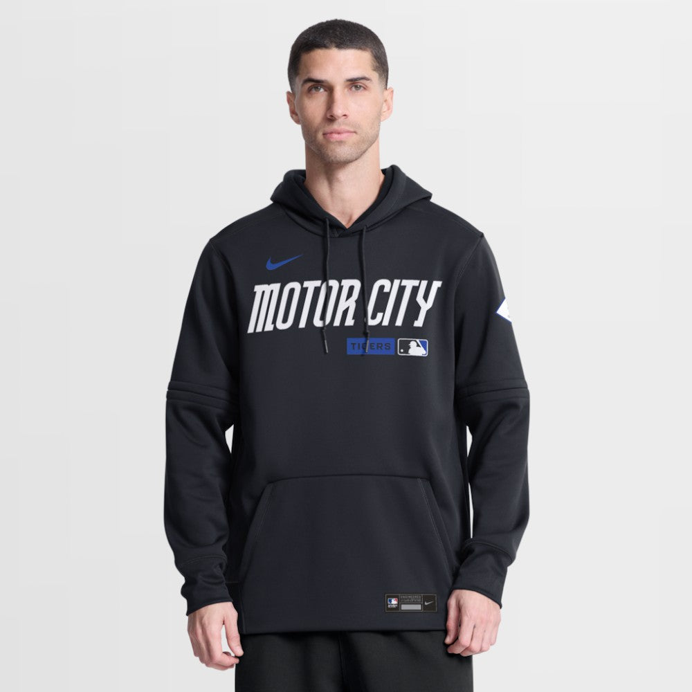 Detroit Tigers Authentic Collection City Connect Therma-FIT Hoodie - Navy | Nike