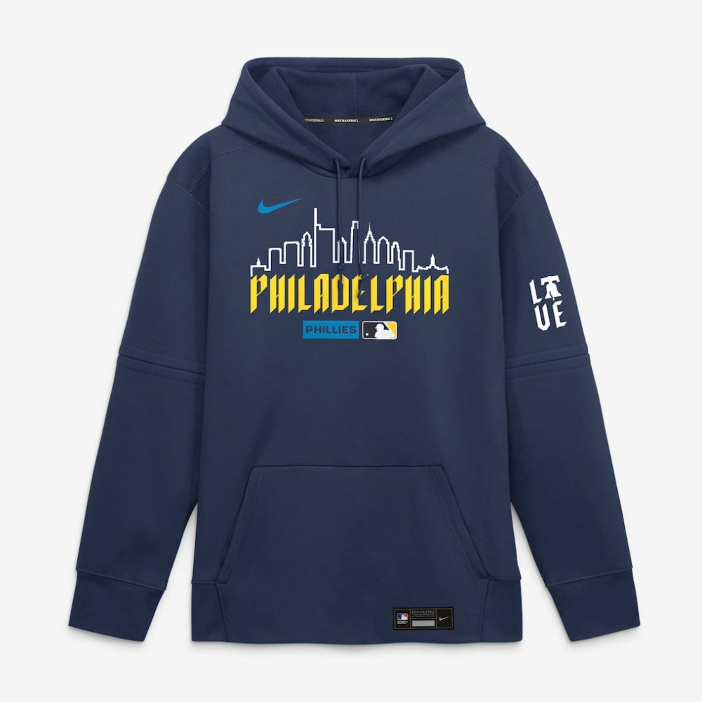 Philadelphia Phillies Authentic Collection City Connect Therma-FIT Hoodie - Navy | Nike