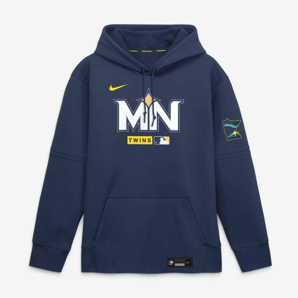 Minnesota Twins Authentic Collection City Connect Therma-FIT Hoodie - Navy | Nike