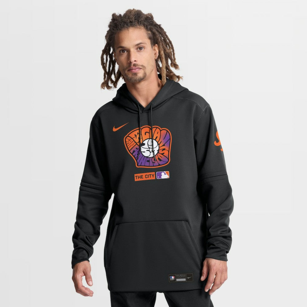 San Francisco Giants Authentic Collection City Connect Therma-FIT Hoodie - Black | Nike