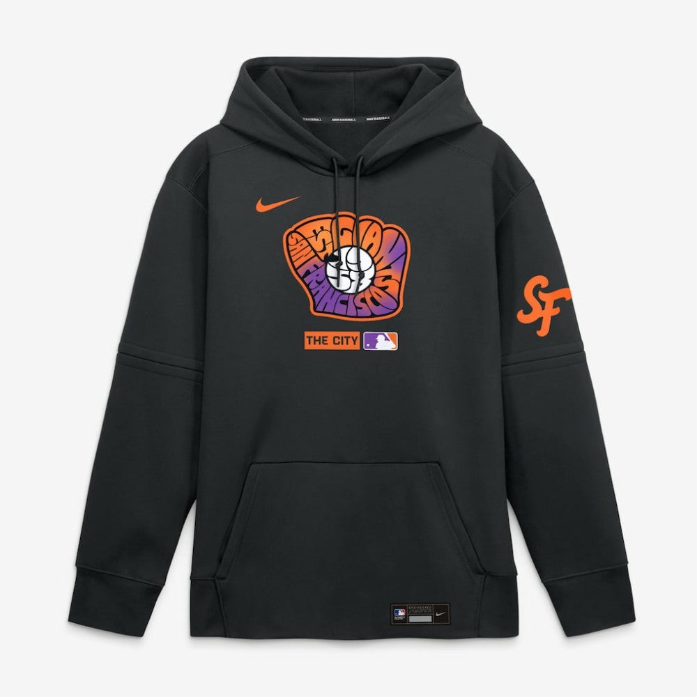 San Francisco Giants Authentic Collection City Connect Therma-FIT Hoodie - Black | Nike