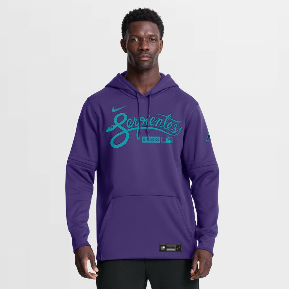 Arizona Diamondbacks Authentic Collection City Connect Therma-FIT Hoodie - Purple | Nike