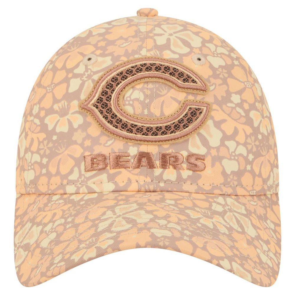 Chicago Bears New Era Women's Floral 9TWENTY Adjustable Hat - Tan cheap