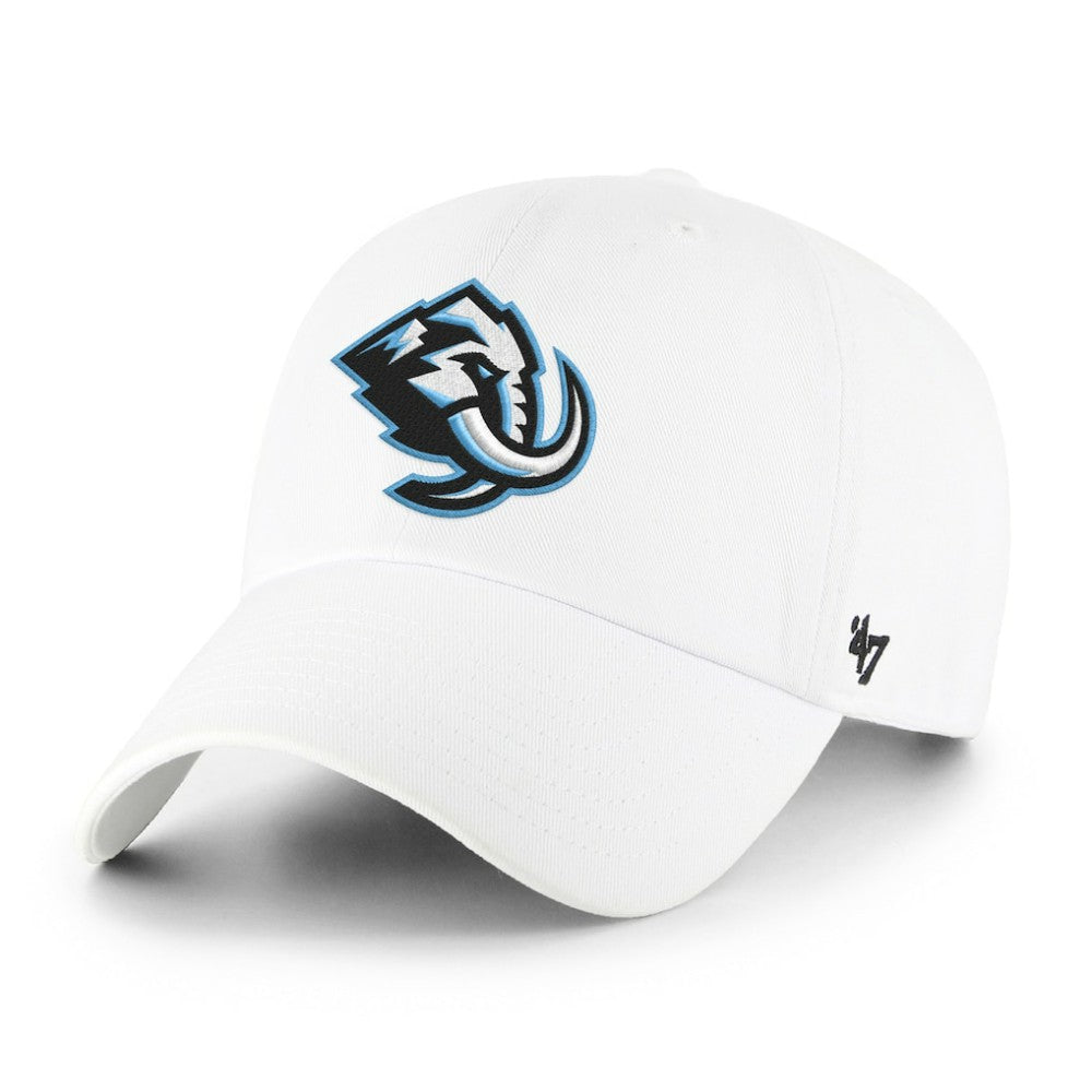Utah Mammoth '47 Clean Up Adjustable Hat White
