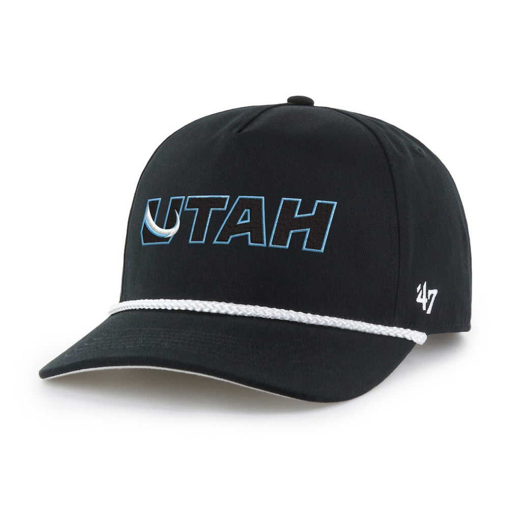 Utah Mammoth '47 Rope Hitch Adjustable Hat Black