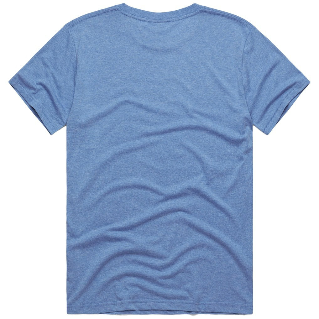 New York Knicks Homage Script Tri-Blend T-Shirt - Blue on sale