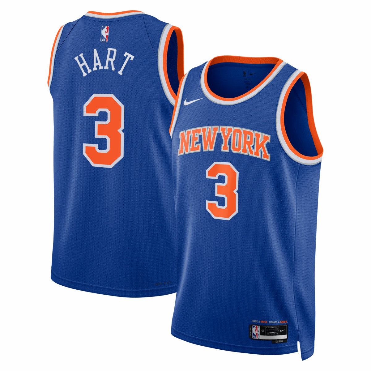 Josh Hart New York Knicks Unisex Swingman Jersey - Icon Edition - Blue | Nike outlet