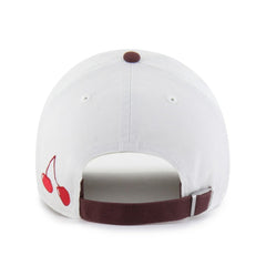 Chicago Cubs Unisex Love Letter Clean Up Adjustable Hat - Stone/Burgundy | 47 brand