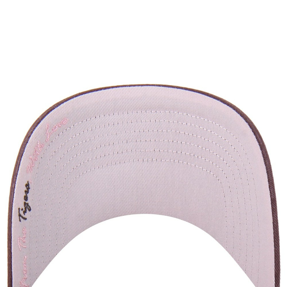 Detroit Tigers Unisex Love Letter Clean Up Adjustable Hat - Stone/Burgundy | 47 brand