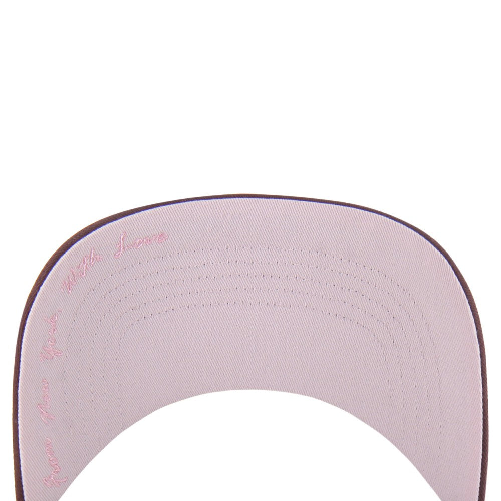 New York Mets Unisex Love Letter Adjustable Hitch Hat - Stone/Burgundy | 47 brand