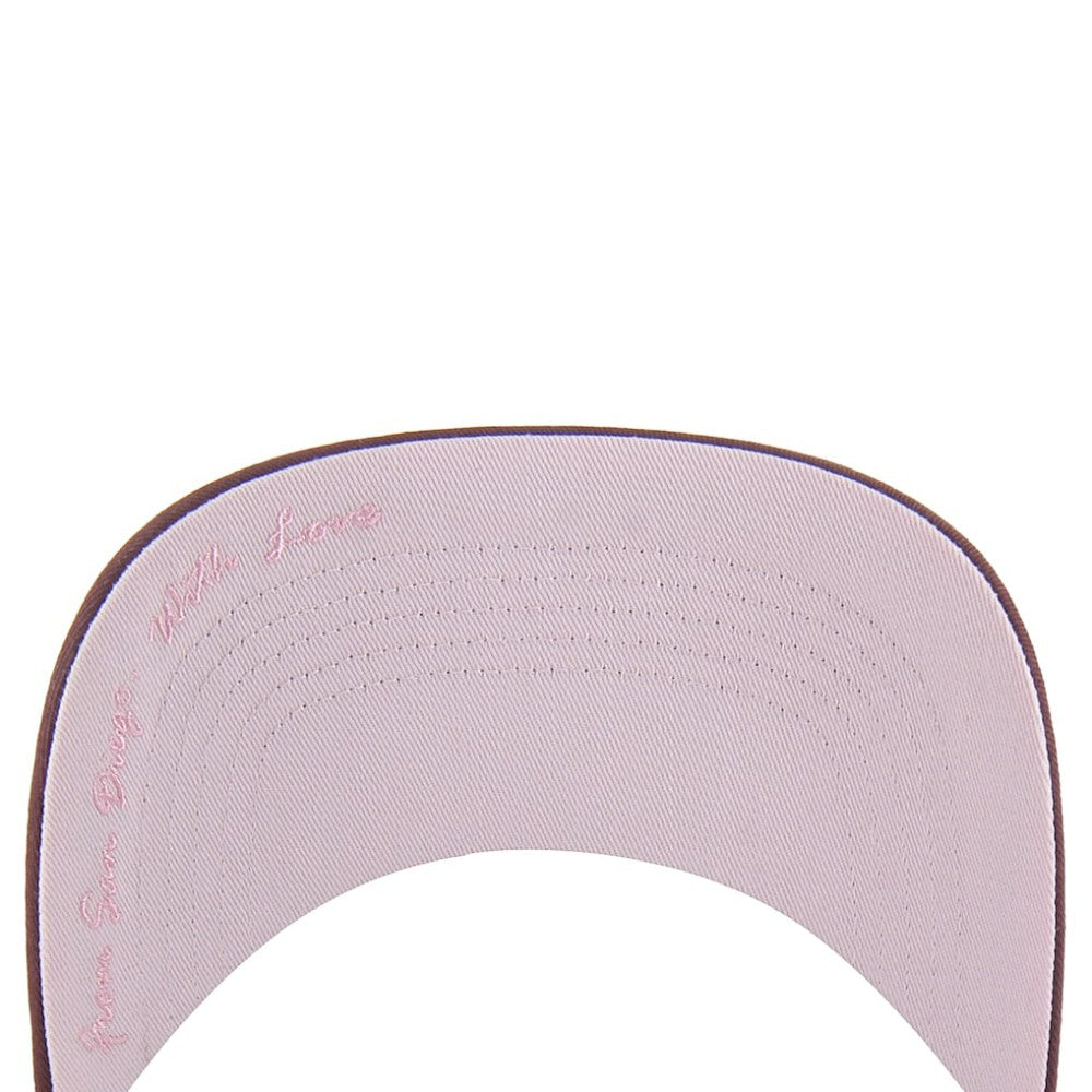 San Diego Padres Unisex Love Letter Adjustable Hitch Hat - Stone/Burgundy | 47 brand