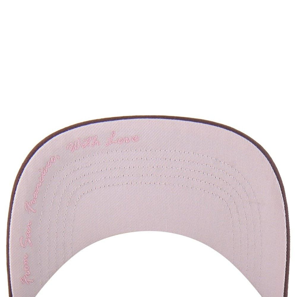 San Francisco Giants Unisex Love Letter Adjustable Hitch Hat - Stone/Burgundy | 47 brand