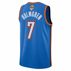 Chet Holmgren Oklahoma City Thunder Unisex 2025 NBA Finals Swingman Jersey - Icon Edition - Blue | Nike cheap