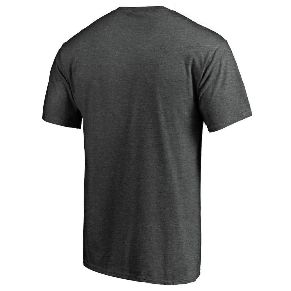 Los Angeles Dodgers Team Lockup T-Shirt - Charcoal