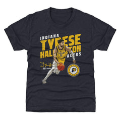 Tyrese Haliburton Indiana Pacers 500 Level Youth Slant T-Shirt - Navy sale