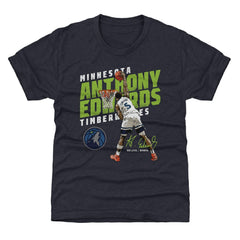 Anthony Edwards Minnesota Timberwolves 500 Level Youth Slant T-Shirt - Navy online