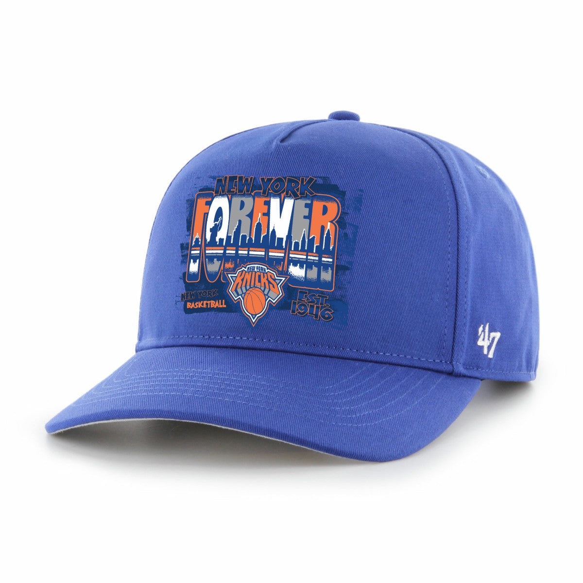 New York Knicks '47 Solid Hitch Adjustable Hat - Blue | 47 brand on sale