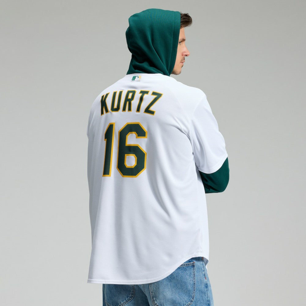Nick Kurtz Athletics Home Replica Player Jersey - White | Nike