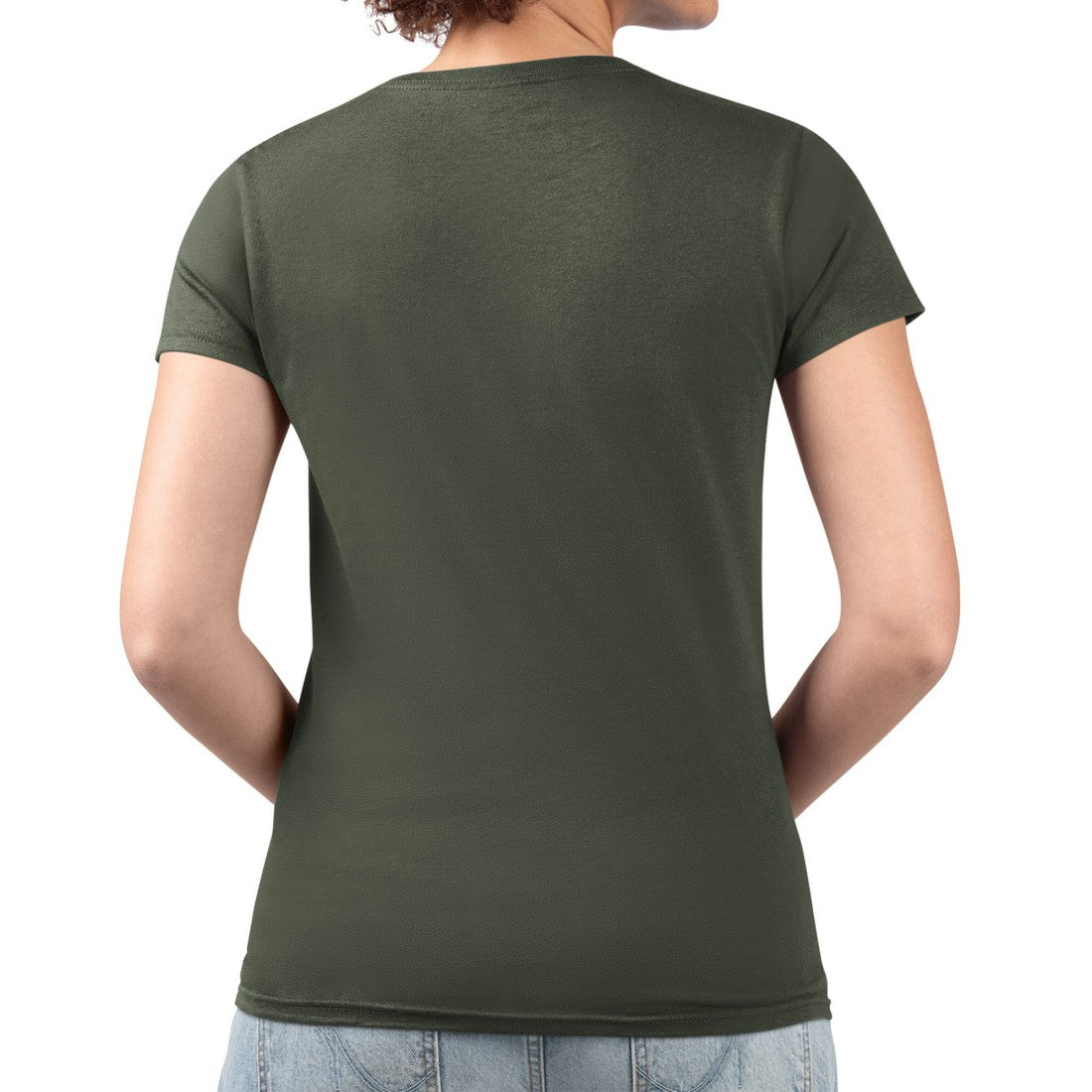 Green Bay Packers G-III 4Her by Carl Banks Women's Super-Slim Fit Lightweight Pinstripe Circle V-Neck T-Shirt - Green for sale