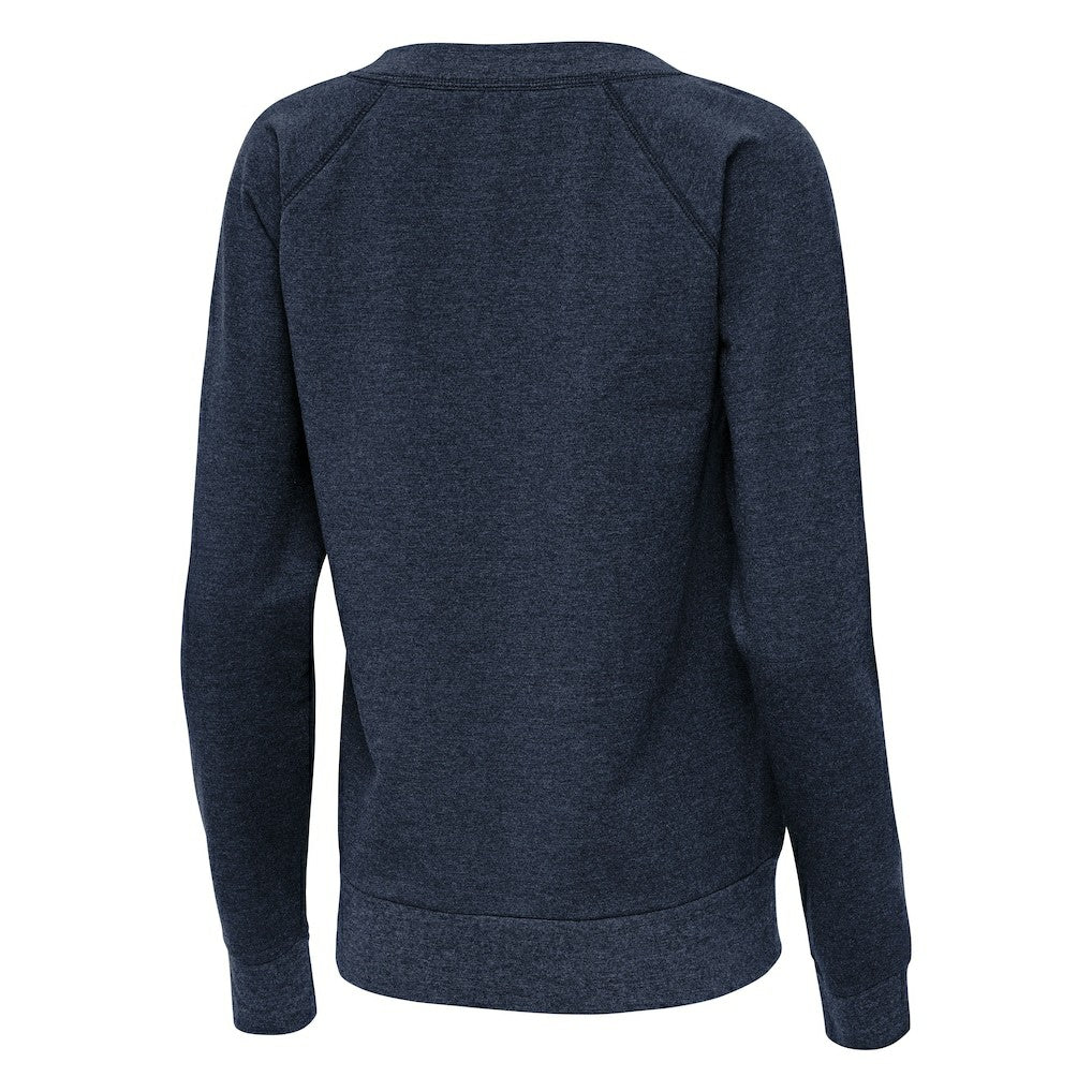 Dallas Cowboys Antigua Women's Varsity Tri-Blend V-Neck Long Sleeve T-Shirt - Heather Navy on sale
