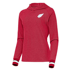Arizona Cardinals Antigua Women's Trek Raglan Pullover Hoodie - Cardinal cheap