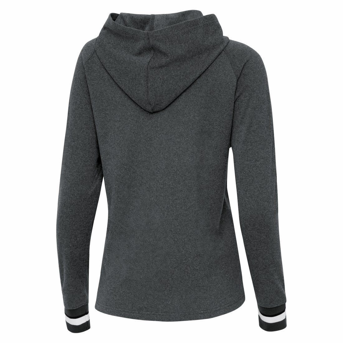 Detroit Lions Antigua Women's Trek Raglan Pullover Hoodie - Heather Charcoal online