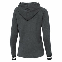 Detroit Lions Antigua Women's Trek Raglan Pullover Hoodie - Heather Charcoal online
