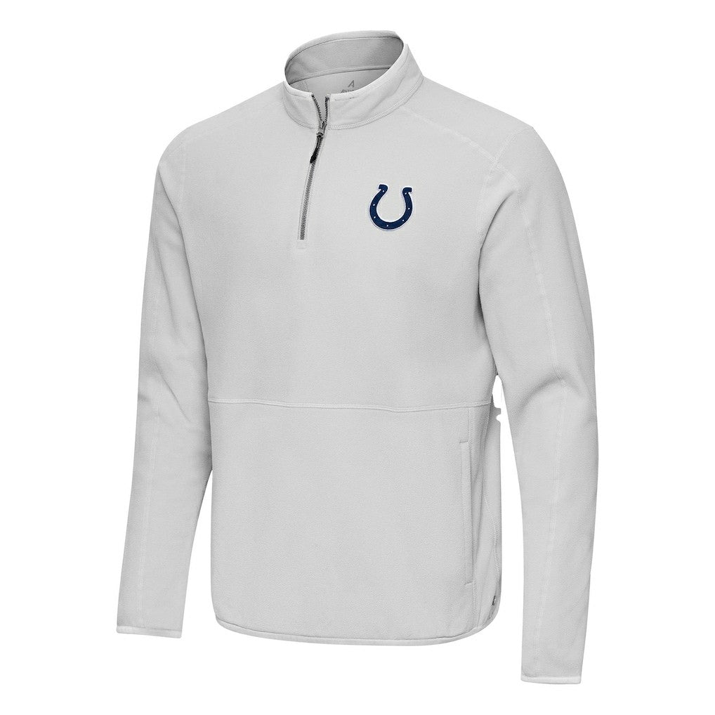 Indianapolis Colts Antigua Step Up Quarter-Zip Pullover - Gray on sale
