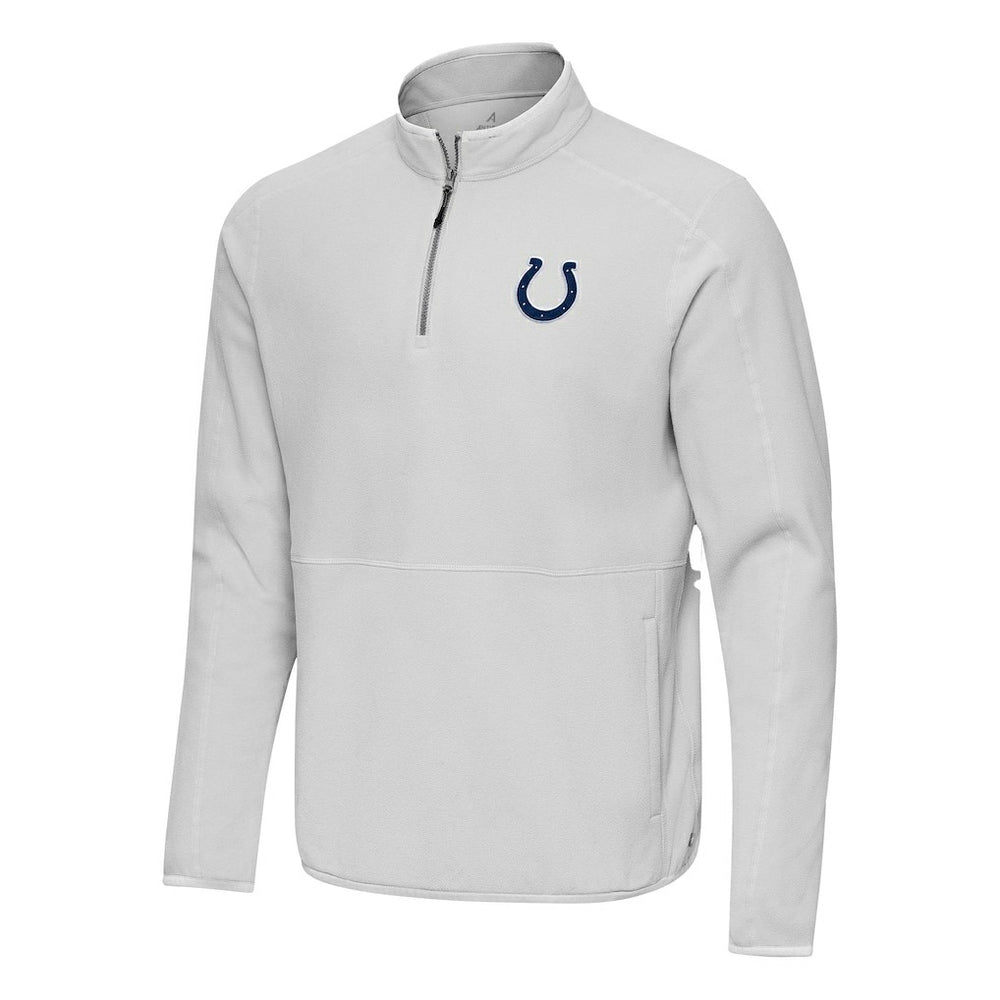 Indianapolis Colts Antigua Step Up Quarter-Zip Pullover - Gray on sale