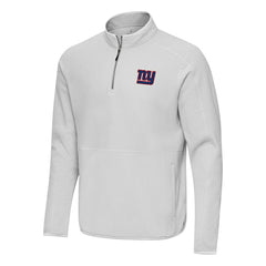 New York Giants Antigua Step Up Quarter-Zip Pullover - Gray on sale