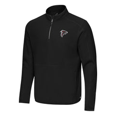 Atlanta Falcons Antigua Step Up Quarter-Zip Pullover - Black on sale
