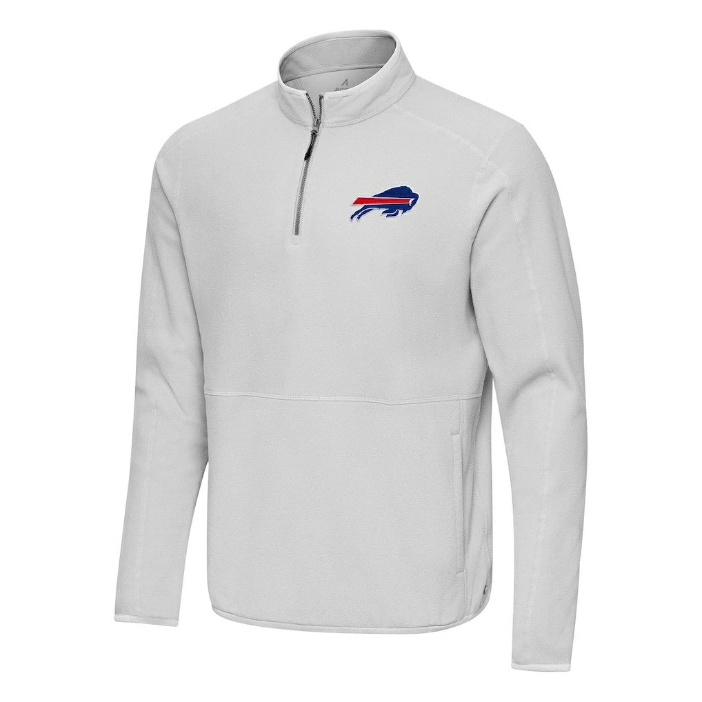 Buffalo Bills Antigua Step Up Quarter-Zip Pullover - Gray cheap