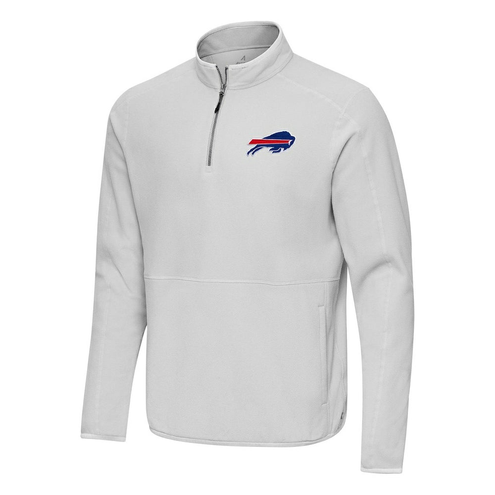Buffalo Bills Antigua Step Up Quarter-Zip Pullover - Gray cheap