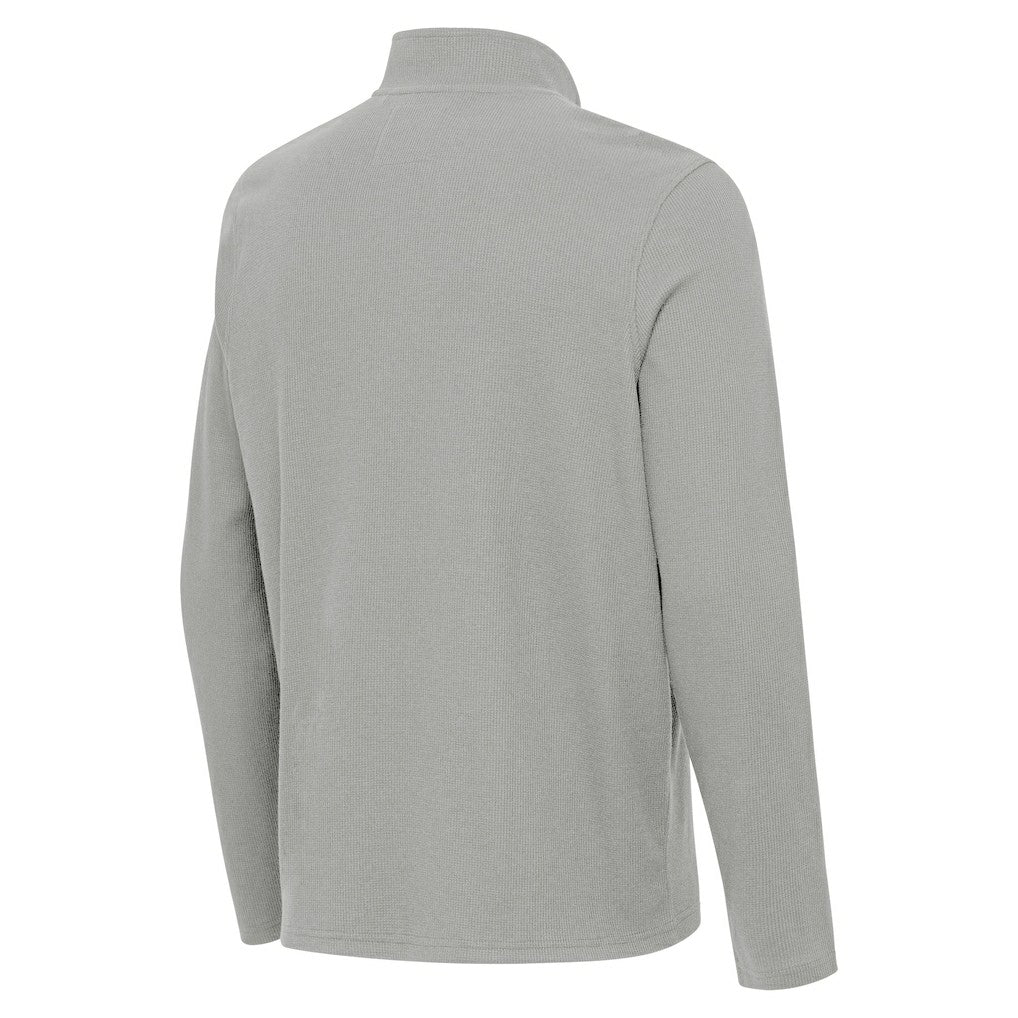 New York Giants Antigua Sync Tri-Blend Quarter-Zip Pullover - Heather Gray on sale