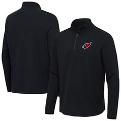 Arizona Cardinals Antigua Sync Tri-Blend Quarter-Zip Pullover - Heather Black online