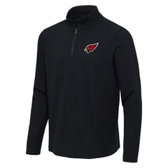 Arizona Cardinals Antigua Sync Tri-Blend Quarter-Zip Pullover - Heather Black online