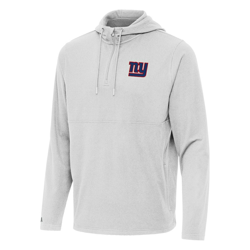 New York Giants Antigua Connected Quarter-Zip Pullover Hoodie - Gray online