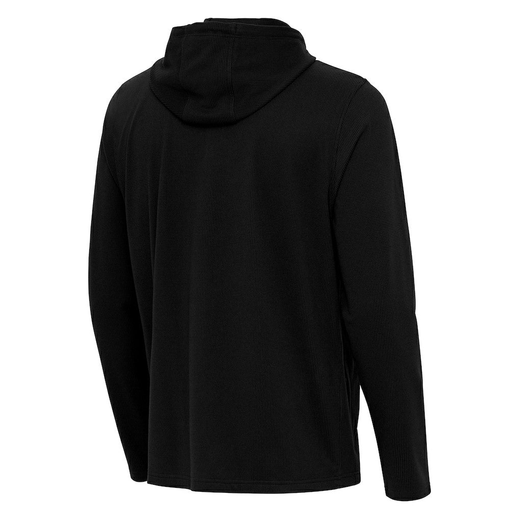 Baltimore Ravens Antigua Connected Quarter-Zip Pullover Hoodie - Black cheap