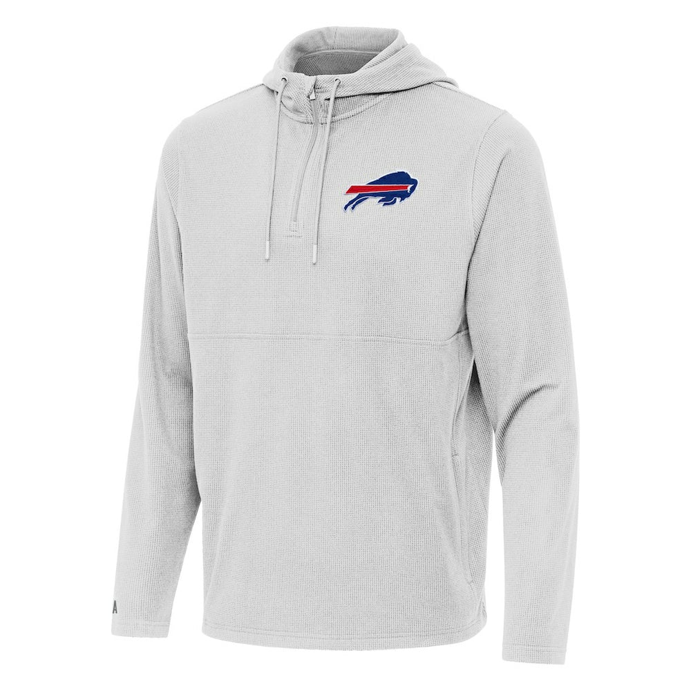 Buffalo Bills Antigua Connected Quarter-Zip Pullover Hoodie - Gray online