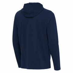 Houston Texans Antigua Connected Quarter-Zip Pullover Hoodie - Navy on sale