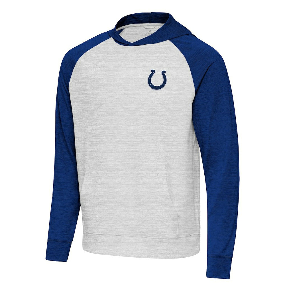 Indianapolis Colts Antigua Urgent Pullover Hoodie - Royal/Gray outlet