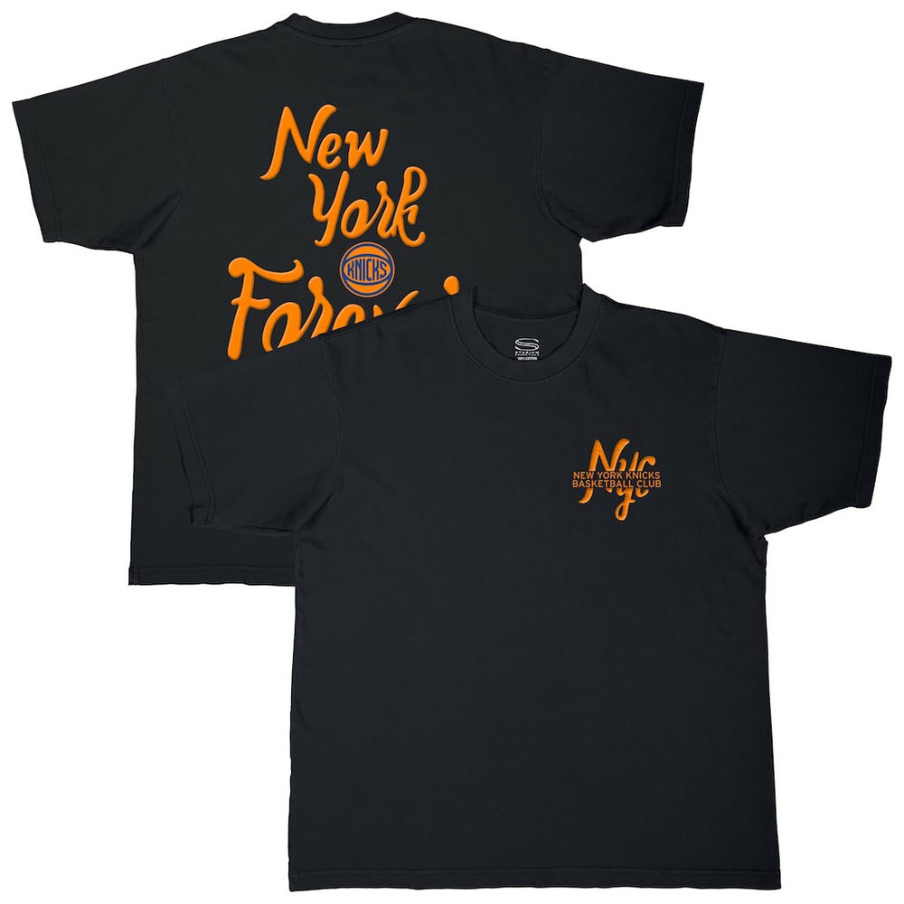New York Knicks Stadium Essentials Unisex Oversized Forever NYC T-Shirt - Black outlet