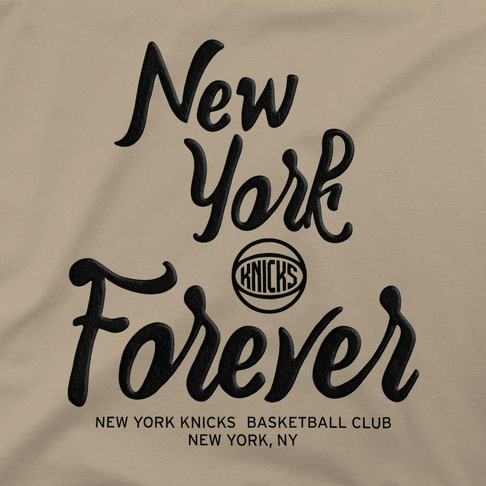 New York Knicks Stadium Essentials Oversized Forever T-Shirt - Tan outlet