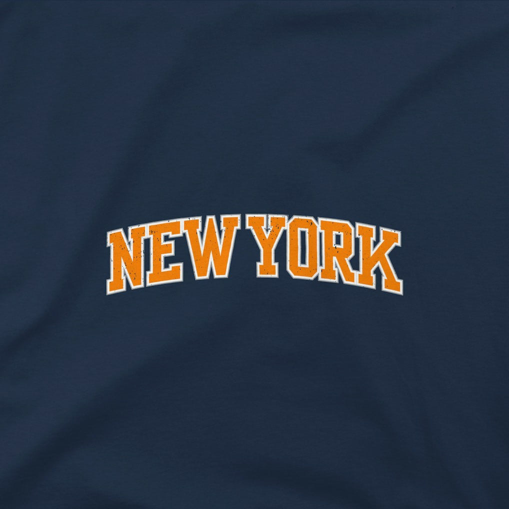 New York Knicks Stadium Essentials Get Back Heavyweight Urban T-Shirt - Navy cheap
