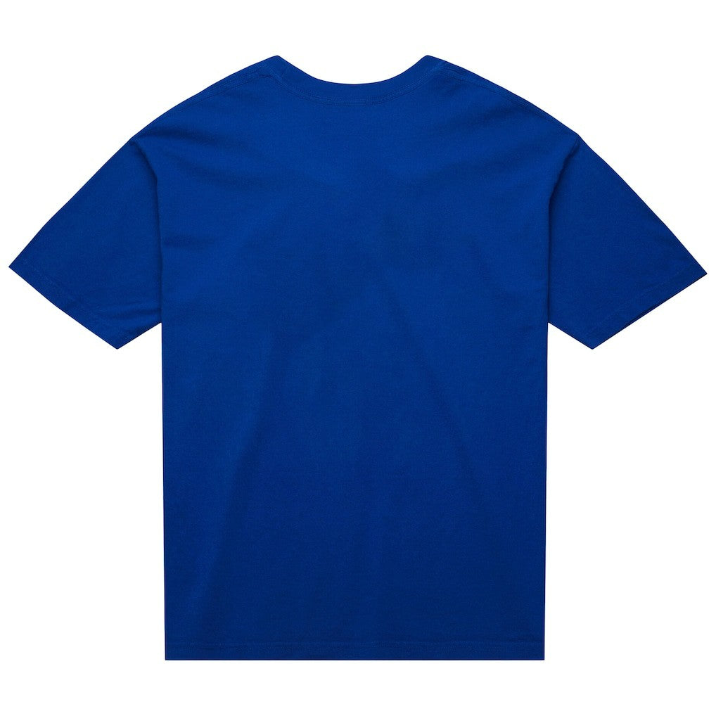 New York Knicks Unisex Hardwood Classics MVP Logo T-Shirt - Blue | Mitchell & Ness outlet
