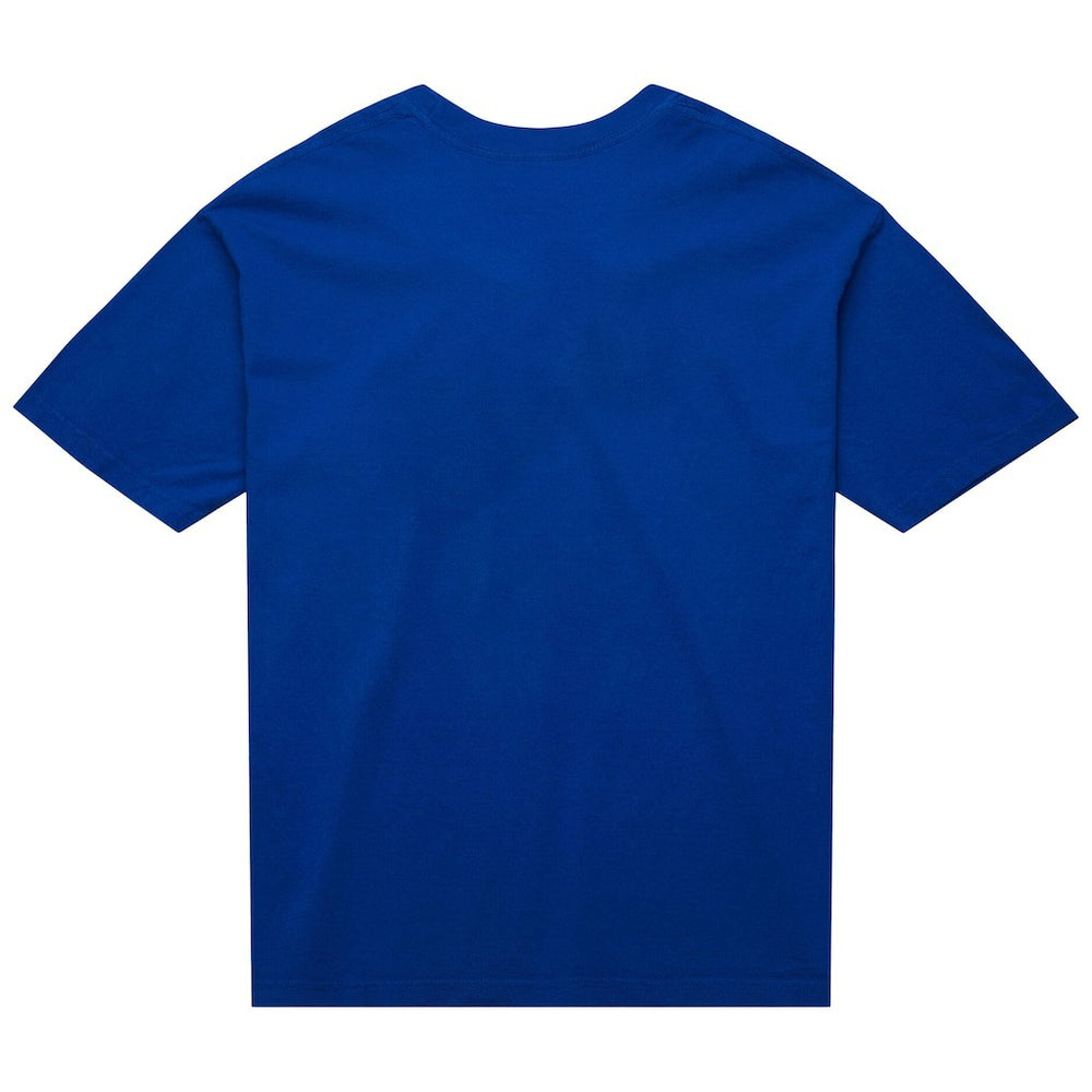 New York Knicks Unisex Hardwood Classics MVP Logo T-Shirt - Blue | Mitchell & Ness outlet