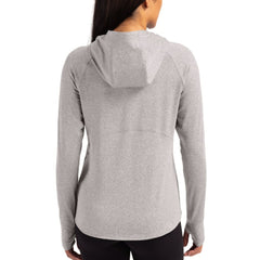 Buffalo Bills Cutter & Buck Women's Primary Logo Adapt Knit Recycled Raglan Pullover Hoodie - Heather Gray sale